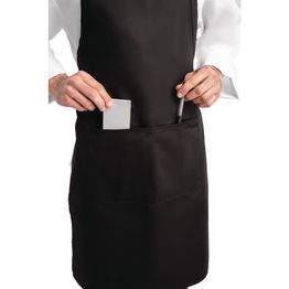 Chef Works Bib Apron Black alternative