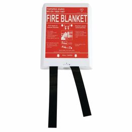 Quick Release Fire Blanket - 1m x 1m