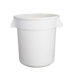 Vogue Polypropylene Round Container Bin White 38Ltr alternative