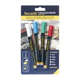 Securit 2mm Liquid Chalk Pens Assorted Colours