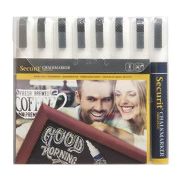 Securit 6mm Liquid Chalk Pens White