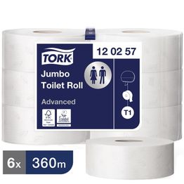 Tork Jumbo Toilet Paper 2-Ply 360m alternative