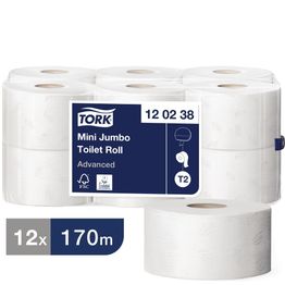 Tork Mini Jumbo Toilet Paper 2-Ply 170m alternative