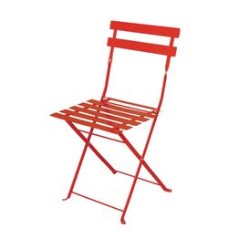 Bolero Perth Red Pavement Style Steel Folding Chairs alternative