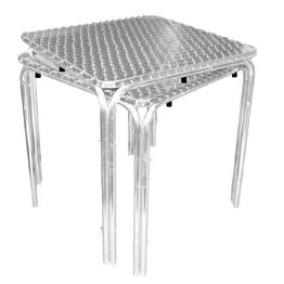 Bolero Square Stacking Table Stainless Steel 700mm alternative