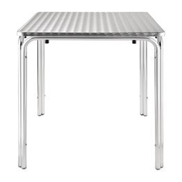 Bolero Square Stacking Table Stainless Steel 700mm