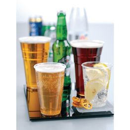 eGreen Flexy-Glass Recyclable Half Pint To Brim UKCA CE Marked 284ml alternative