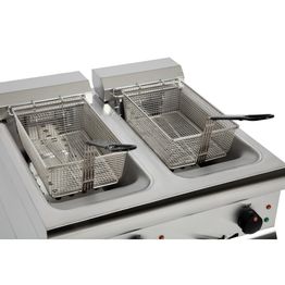 Lincat Twin Tank Twin Basket Free Standing Electric Fryer J18 alternative