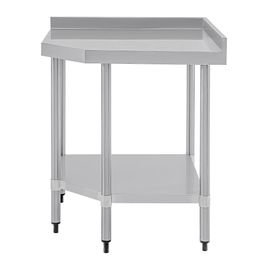 Vogue Stainless Steel Corner Table 600mm alternative