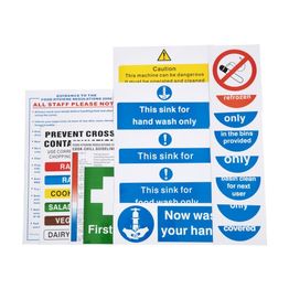 Vogue Bumper Hygiene Catering Sign Pack alternative