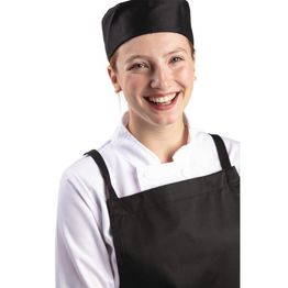 Whites Chef Skull Cap Black