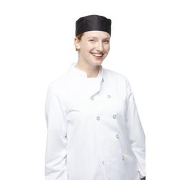 Whites Chef Skull Cap Black alternative