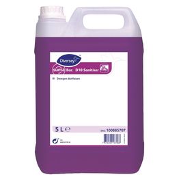 Suma Bac D10 Cleaner and Sanitiser Concentrate 5Ltr