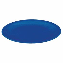 Olympia Kristallon Polypropylene Plates Blue 230mm