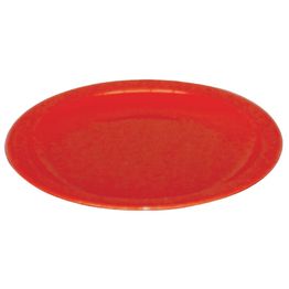 Olympia Kristallon Polypropylene Plates Red 230mm