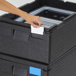 Cambro Food Pan Carrier Identity Card Set alternative