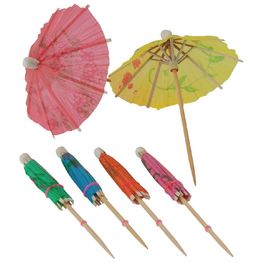 Fiesta Recyclable Paper Parasols Mixed Colours alternative