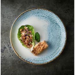 Churchill Homespun Accents Aquamarine Evolve Coupe Plates 260mm alternative