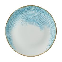 Churchill Homespun Accents Aquamarine Evolve Coupe Plates 260mm