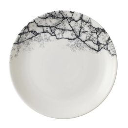 Churchill Kintsugi Accents Quartz Black Evolve Coupe Plate 165mm