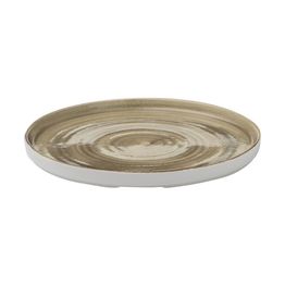 Churchill Stonecast Patina Antique Taupe Walled Plates 260mm alternative