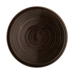 Churchill Stonecast Patina Walled Plates Iron Black 260mm