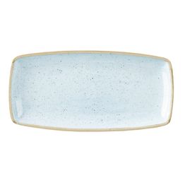 Churchill Stonecast Rectangular Plate Duck Egg Blue 250mm