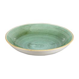 Churchill Stonecast Round Coupe Bowls Samphire Green 248mm alternative