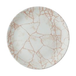 Churchill Studio Prints Kintsugi Evolve Coupe Plates Coral 260mm