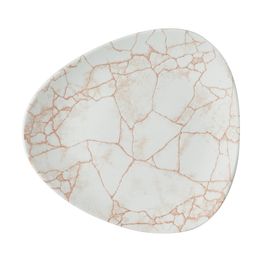 Churchill Studio Prints Kintsugi Lotus Plates Coral 228mm