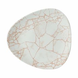 Churchill Studio Prints Kintsugi Lotus Plates Coral 254mm