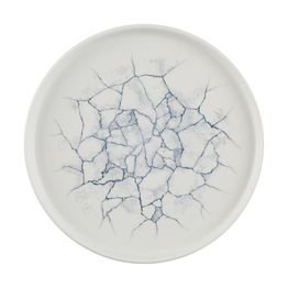 Churchill Studio Prints Kintsugi Pearl Walled Plates Grey 260mm