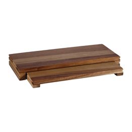 Churchill Alchemy Buffet Wooden Rectangular Presentation Boards 396mm alternative