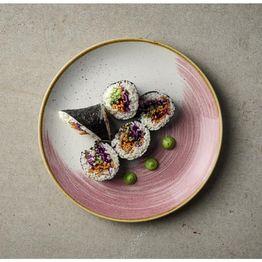 Churchill Stonecast Accents Petal Pink Evolve Coupe Plate 286mm alternative