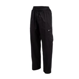 Chef Works Unisex Classic Fit Cargo Chefs Trousers Black