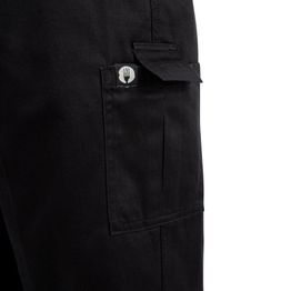 Chef Works Unisex Classic Fit Cargo Chefs Trousers Black alternative