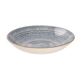 Churchill Studio Prints Homespun Coupe Bowls Slate Blue 248mm