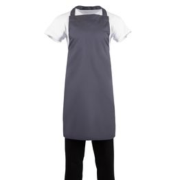 Whites Polycotton Bib Apron Charcoal alternative