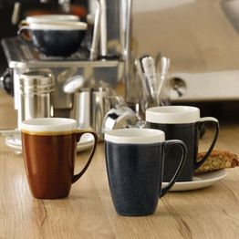 Churchill Monochrome Profile Mug Onyx Black 340ml alternative