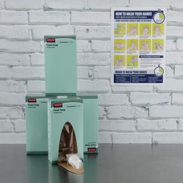 How To Wash Your Hands Sign A4 Self-Adhesive alternative