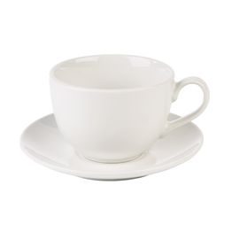 Simply Tableware White Contemporary Tea Cup 9oz EC0059