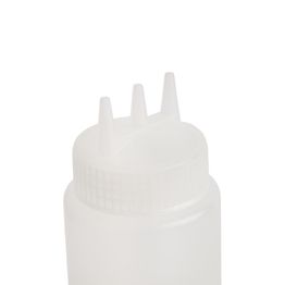 Vogue Clear 3 Nozzle Squeeze Bottle 24oz alternative