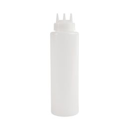 Vogue Clear 3 Nozzle Squeeze Bottle 36oz