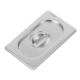 Vogue Heavy Duty Stainless Steel 1/9 Gastronorm Tray Lid alternative