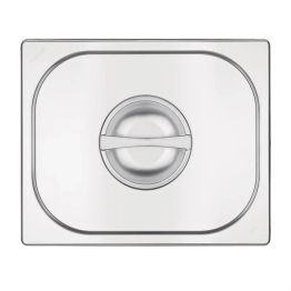 Vogue Stainless Steel 1/2 Gastronorm Lid alternative