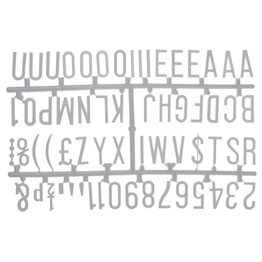 Beaumont 31mm Letter Set (390 characters) White