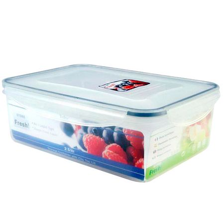 Storage Container - 2.5ltr - Rectangular - 25x18x8.5cm only £6.60