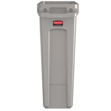 Rubbermaid Slim Jim Container With Venting Channels Grey 60Ltr only £48.11