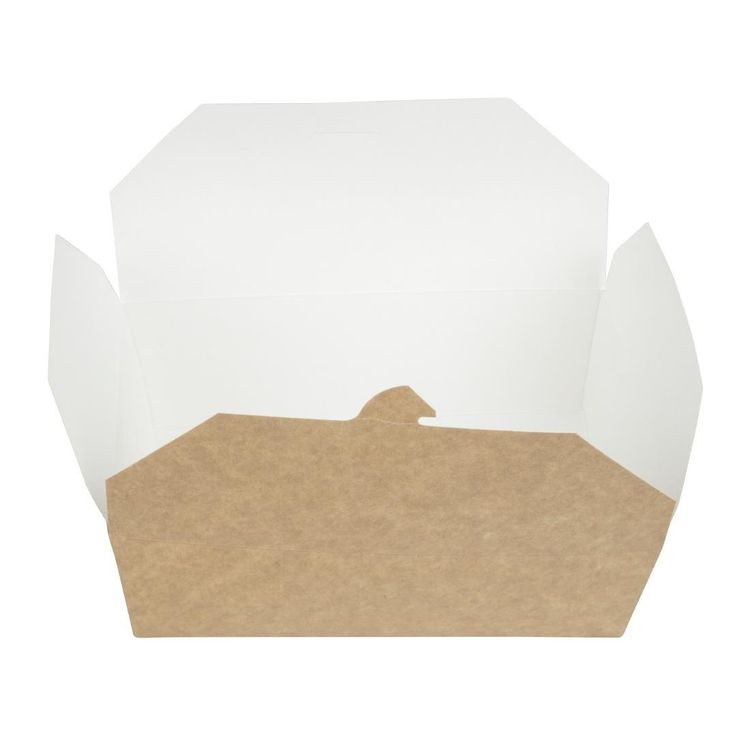 Colpac Recyclable Kraft Microwaveable Food Boxes 1950ml / 68oz 10116 ...
