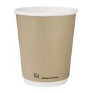 Fiesta Compostable Coffee Cups Double Wall 227ml / 8oz additional 1